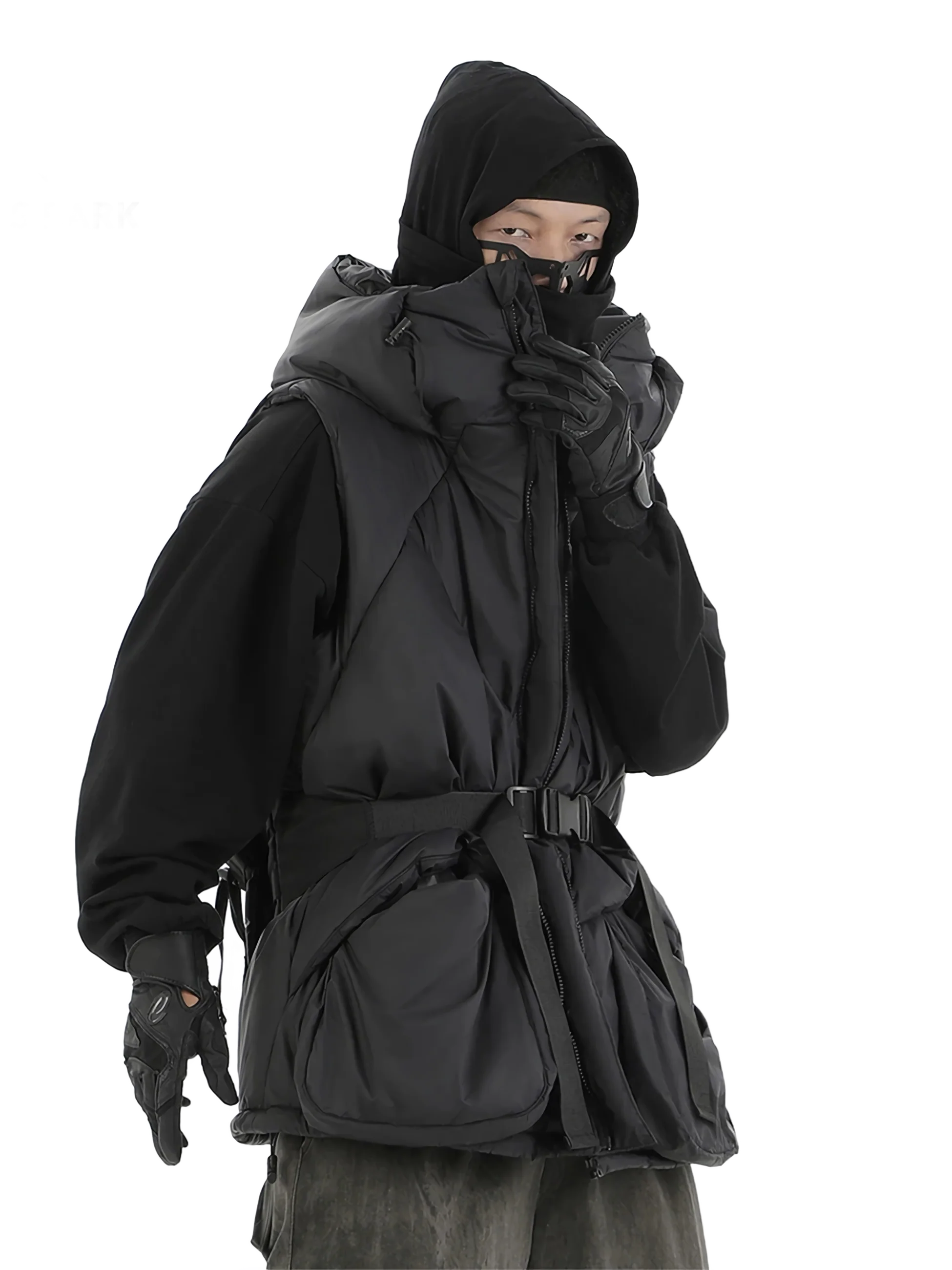 'Dystopian' Sleeveless Puffer Vest