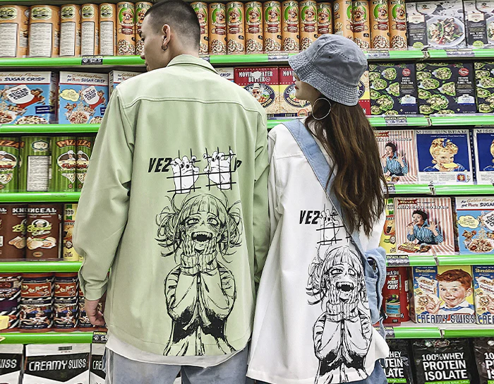 Himiko Toga Long Sleeve Button Up - Image 6
